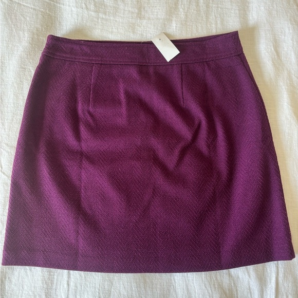 Loft Purple Skirt NWT - Picture 2 of 3